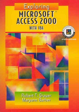 Book Exploring Microsoft Access 2000 Special VBA Edition free