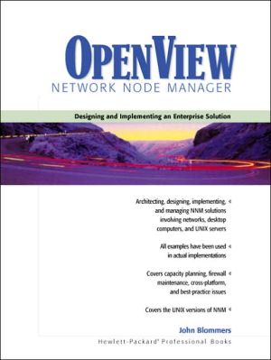 Book Openview Network Node Manager: Designing and Implementing an Enterprise Solution free