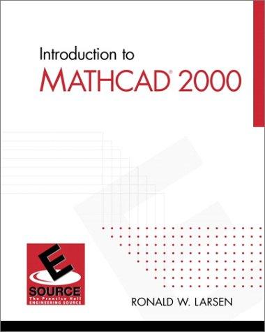 Book Introduction to MathCAD 2000 free