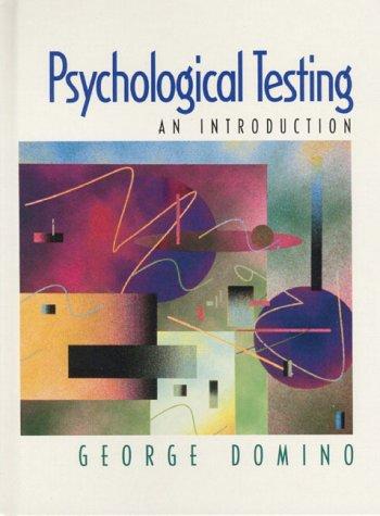 Book Psychological Testing: An Introduction free