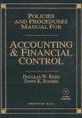 Book Policies and Procedures Manual for Accounting and Financial Control with CDROM free