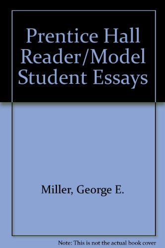 Book Prentice Hall Reader/model Student Essays free