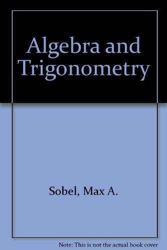 Book Algebra and Trigonometry free