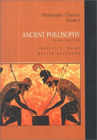 Book Ancient Philosophy (Philosophic Classics, Volume I - 3rd Edition) free