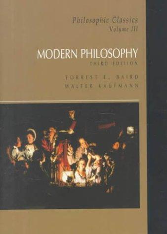 Book Modern Philosophy (Philosophic Classics, Volume III - 3rd Edition) free