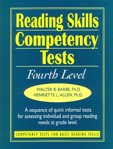 Book Reading Skills Competency Tests: Fourth Level (J-B Ed: Ready-to-Use Activities) free