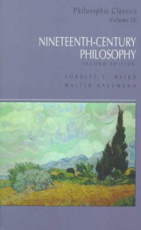 Book Philosophic Classics, Volume IV: Nineteenth-Century Philosophy (2nd Edition) free