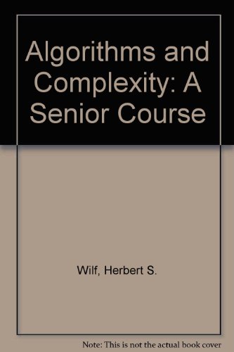 Book ALGORITHMS COMPLEXITY free