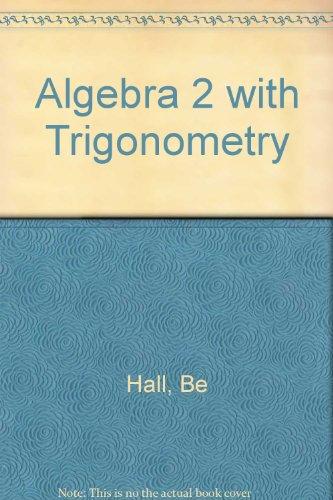 Book Algebra 2 With Trigonometry free