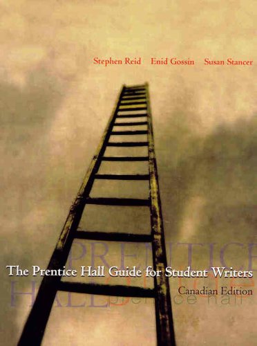Book The Prentice Hall Canada Guide for Student Writers free
