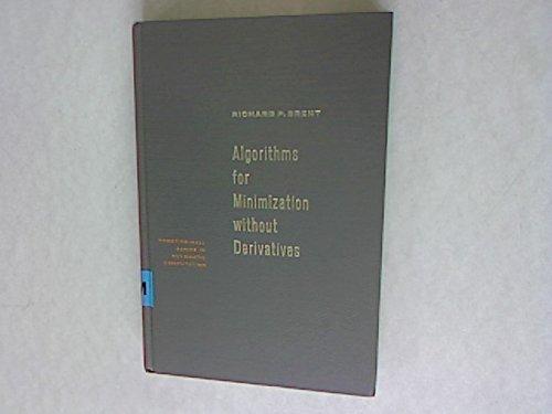 Book Algorithms for minimization without derivatives (Prentice-Hall series in automatic computation) free
