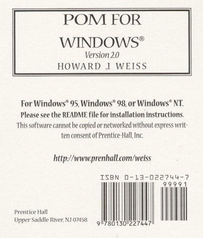Book POM for Windows, Version 2 free