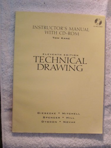Book Technical Drawing,  11th Edition:  Instructor's Manual With Cd-rom free
