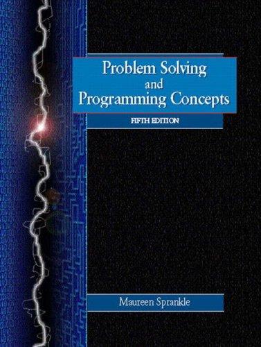 Book Problem Solving and Programming Concepts (5th Edition) free