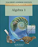 Book Algebra 1, Teacher's Answer Edition (Pacemaker series) free
