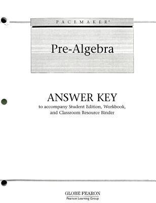Book Pacemaker Pre-Algebra Answer Key free