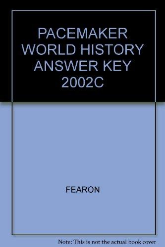 Book Pacemaker World History: Answer Key free