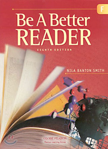 Book GLOBE FEARON BE A BETTER READER LEVEL F STUDENT EDITION 2003C free