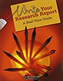 Book GLOBE FEARON WRITE YOUR RESEARCH REPORT: A REAL-TIME GUIDE STUDENT EDITION 2003 COPYRIGHT (Globe Writing Research Reports) free