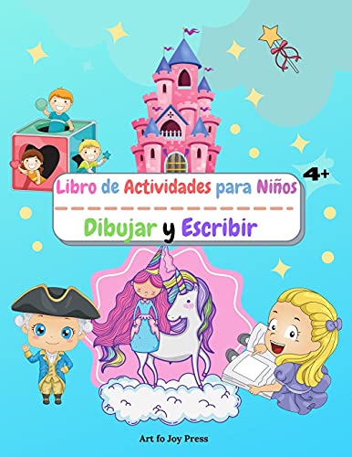 Book Libro de Actividades para Niños Dibujar y Escribir: - Increíble libro de actividades de composición de primaria de 122 páginas, línea media punteada ... (21,59 x 27,94 cm) &#9474 (Spanish Edition) free