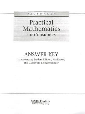 Book PACEMAKER PRACTICAL MATH ANSWER KEY 2004 (Fearon Practical Math for Consumers) free