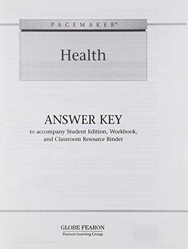 Book Pacemaker Health Answer Key 2005c (fearon Health) free
