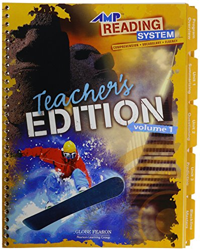 Book AMP READING:TEACHER'S EDITION LEVEL 1 VOLUME 1 free