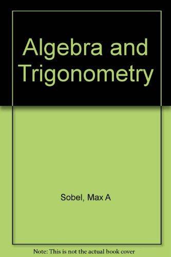 Book Algebra and trigonometry free