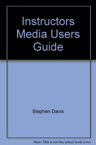 Book Instructors Media Users Guide free