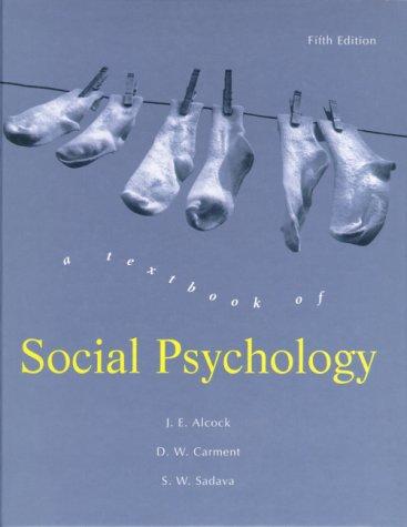 Book A Textbook of Social Psychology free