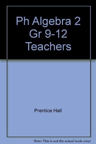 Book Prentice Hall Algebra 2 with Trigonometry, Teacher's Edition free