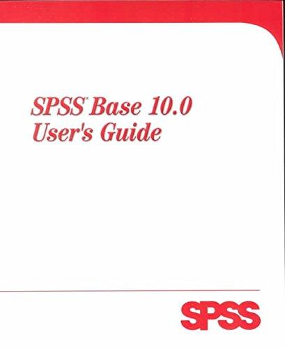 Book Spss Base 10.0 Users Guide free