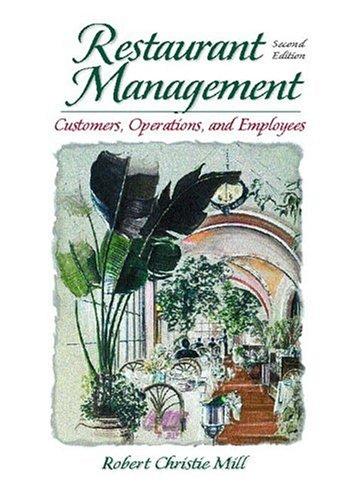 Book Restaurant Management: Customers, Operations and Employees (2nd Edition) free