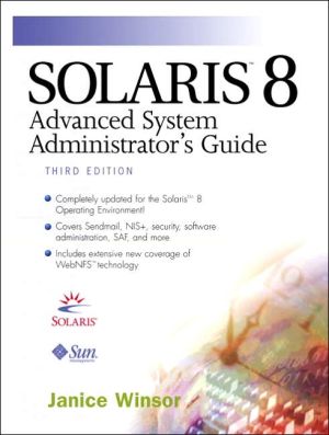 Book Solaris 8 Advanced System Administrator's Guide (3rd Edition) free