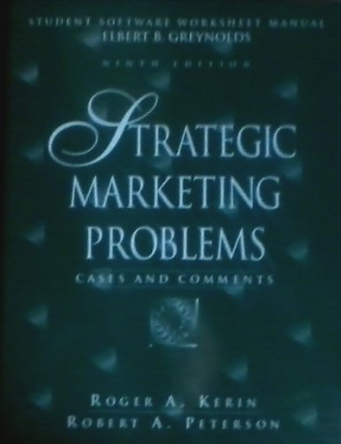 Book Strategic Marketing: Problems, Cases, Comments free