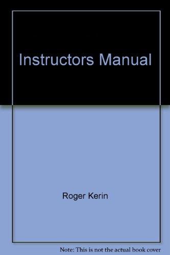 Book Instructors Manual free
