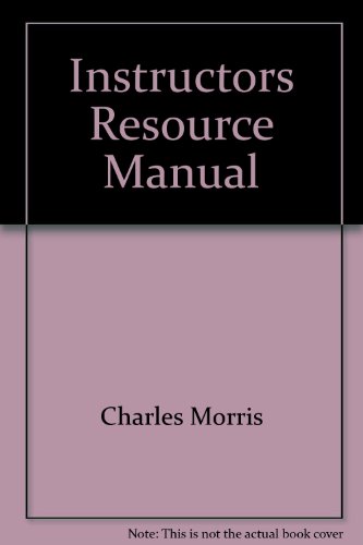 Book Understanding Psychology: Instructors Resource Manual (fifth Edition) free