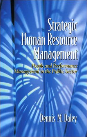 Book Strategic Human Resource Management: People and Performance Management in the Public Sector free