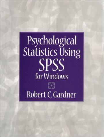 Book Psychological Statistics Using SPSS for Windows free