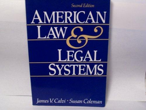 Book American Law and Legal Systems free