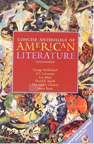 Book Concise Anthology of American Literature free
