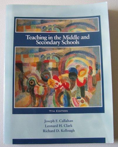 Book Teaching in the Middle and Secondary Schools (7th Edition) free