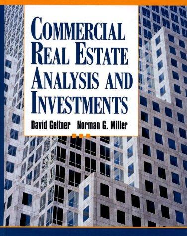 Book Commercial Real Estate Analysis and Investments free