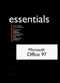 Book Microsoft Office 97 Professional Essentials free