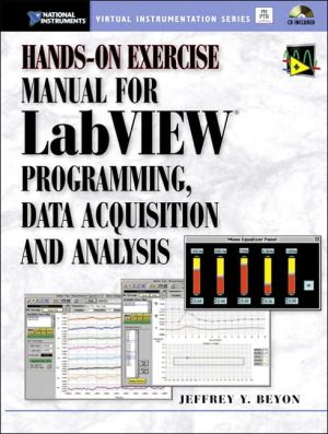 Book Hands-On Exercise Manual for Labview Programming, Data Acquisition and Analysis free