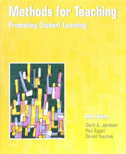 Book Methods for Teaching: Promoting Student Learning (6th Edition) free