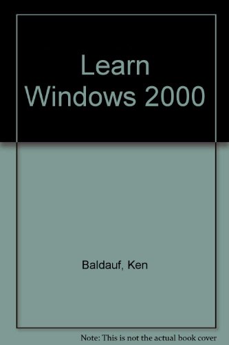 Book Learn Windows 2000 Professional free
