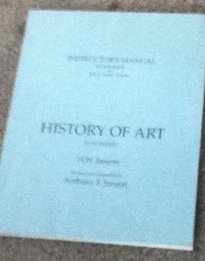 Book History Of Art Instructor's Manual free