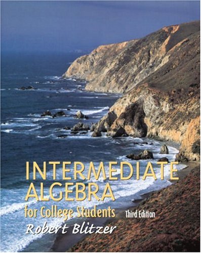Book Intermediate Algebra for College Students (3rd Edition) free