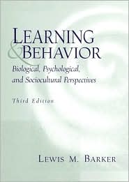 Book Learning and Behavior: Biological, Psychological, and Sociocultural Perspectives (3rd Edition) free